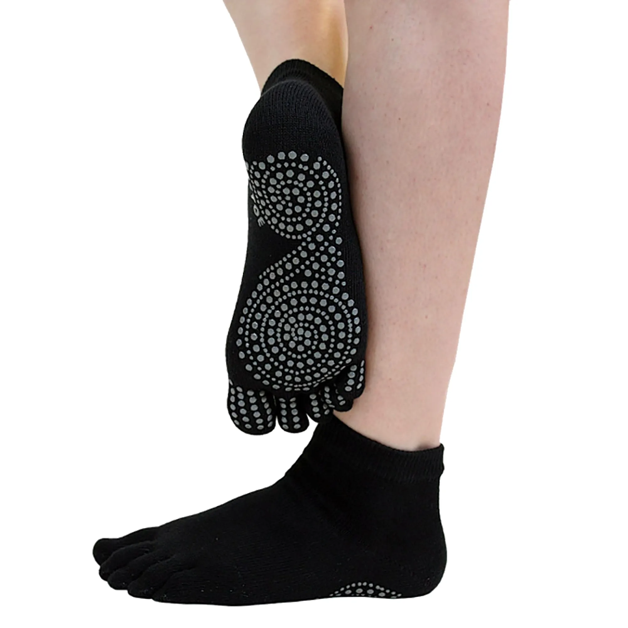1 Pack Mens & Ladies Yoga / Pilates Anti Slip Low Cut Toe Socks