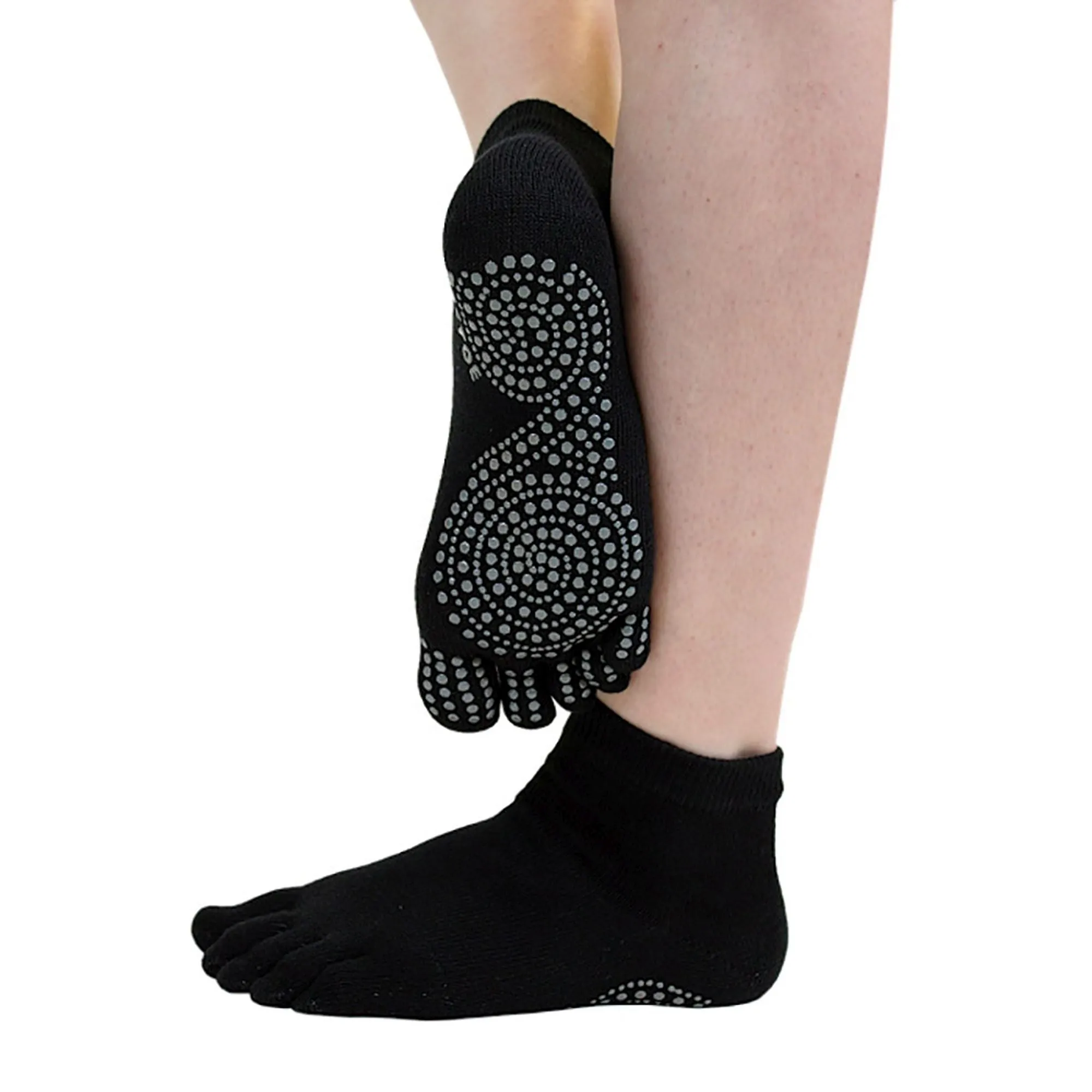 1 Pack Mens & Ladies Yoga / Pilates Anti Slip Low Cut Toe Socks