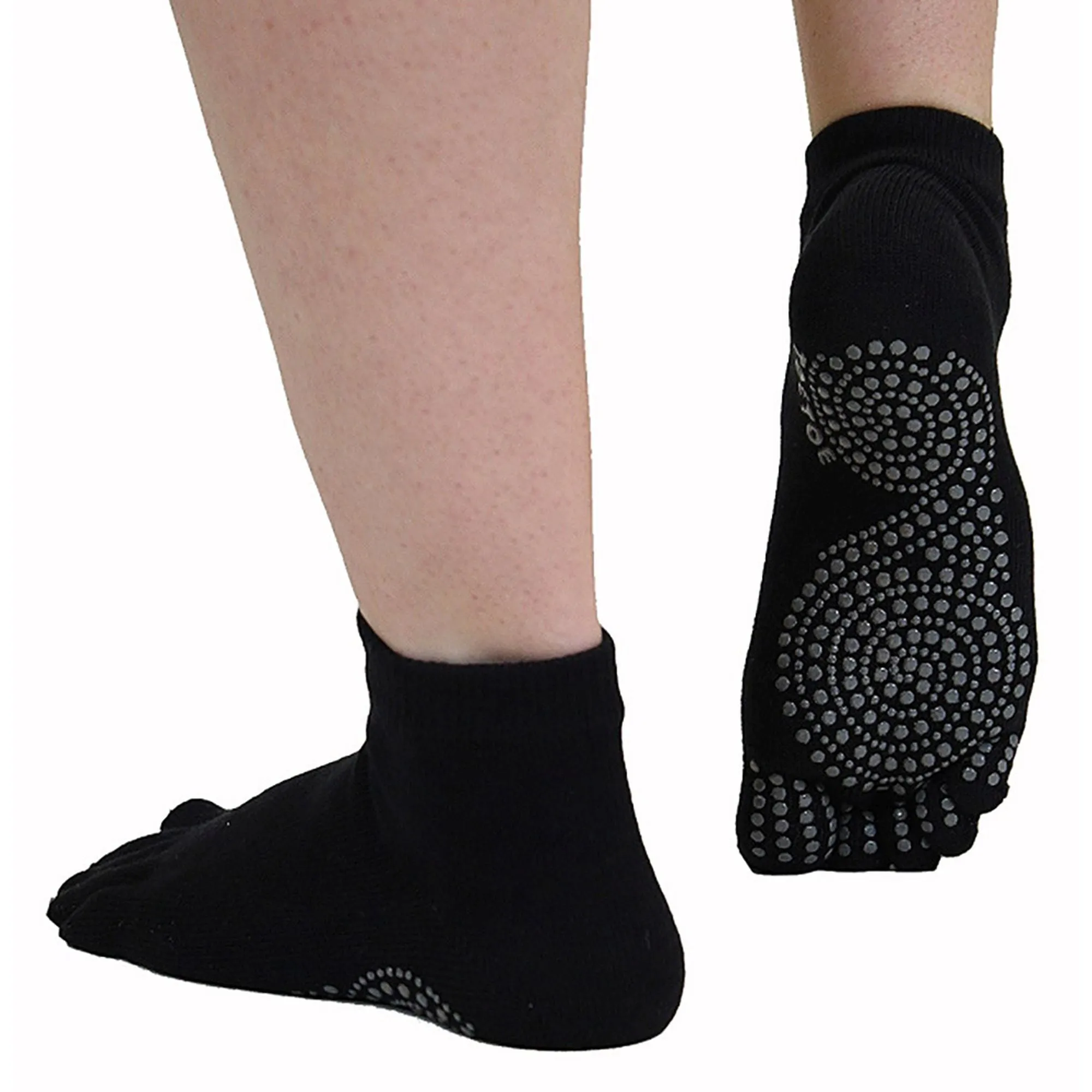 1 Pack Mens & Ladies Yoga / Pilates Anti Slip Low Cut Toe Socks