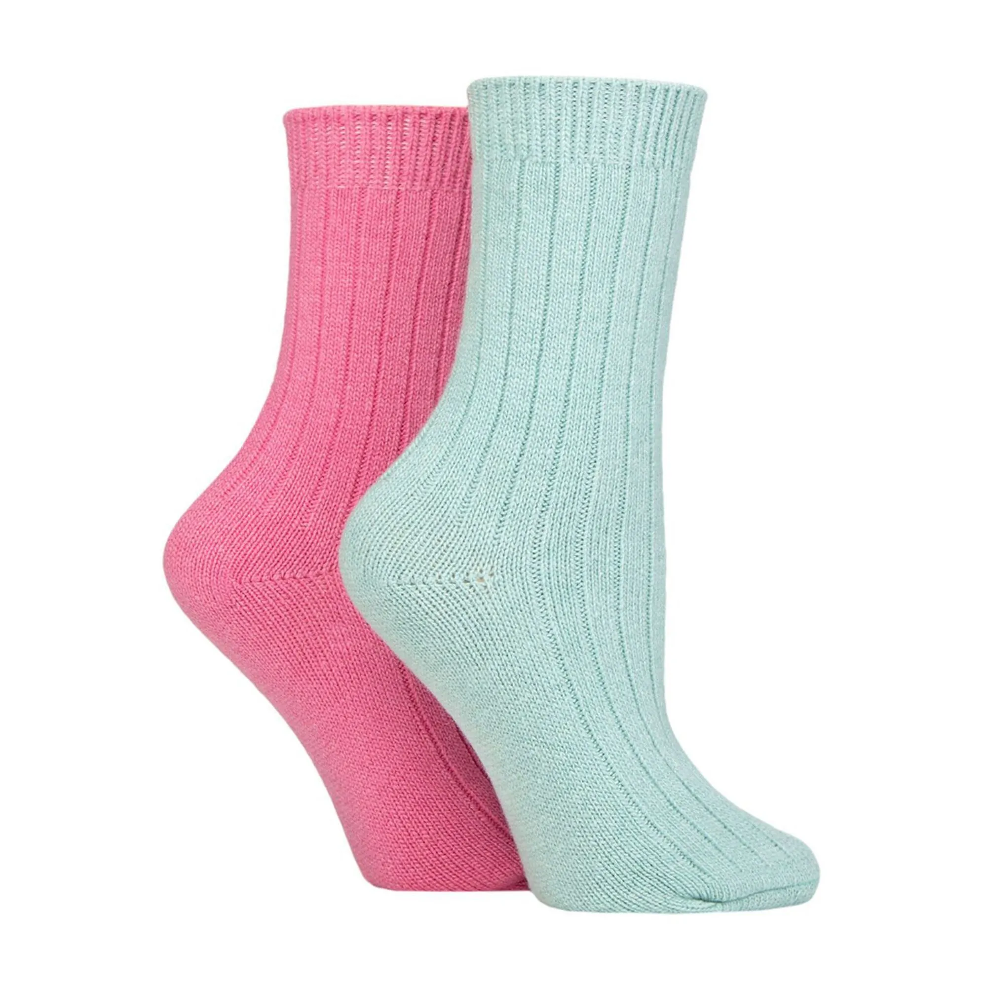 2 Pack Ladies Cashmere Wool Bed Socks for Sleep