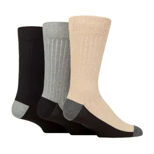3 Pack Mens Casual Boot Socks for All Seasons
