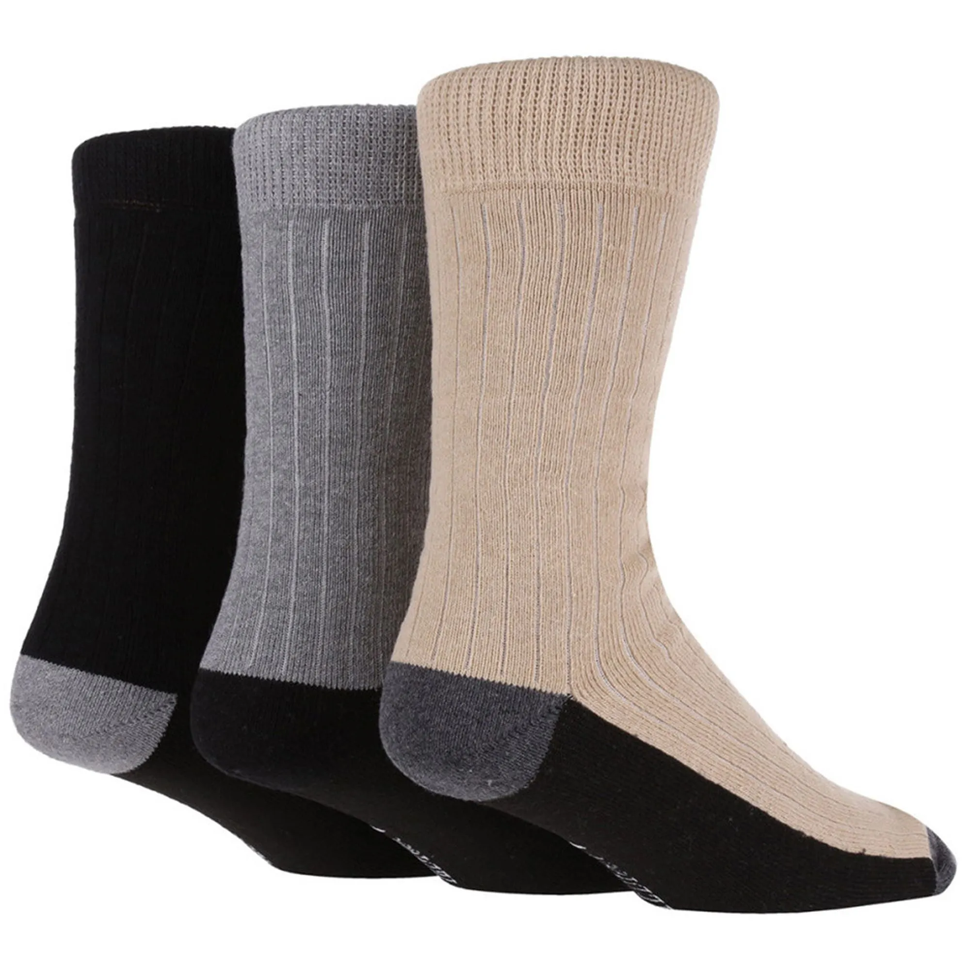 3 Pack Mens Casual Boot Socks for All Seasons