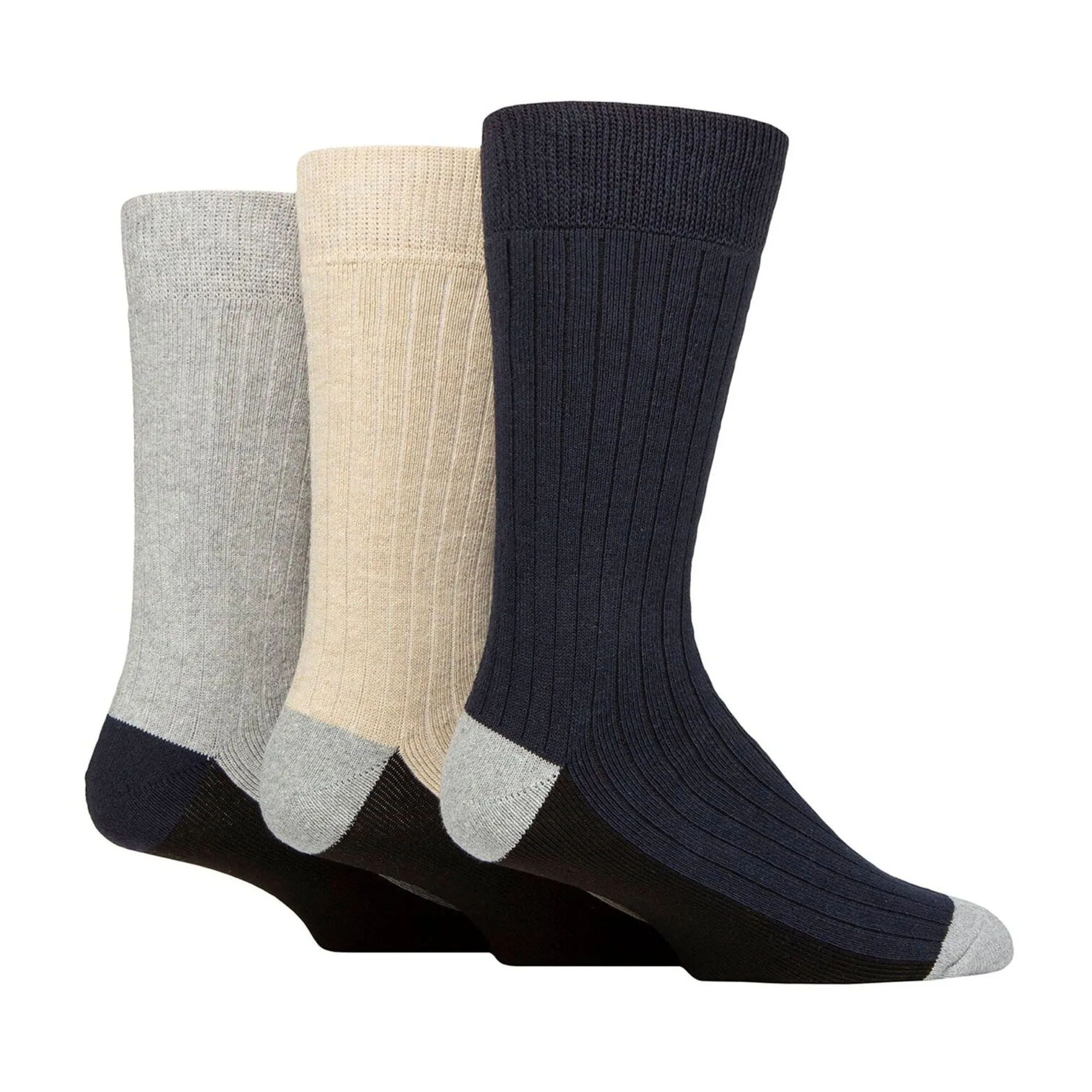 3 Pack Mens Casual Boot Socks for All Seasons
