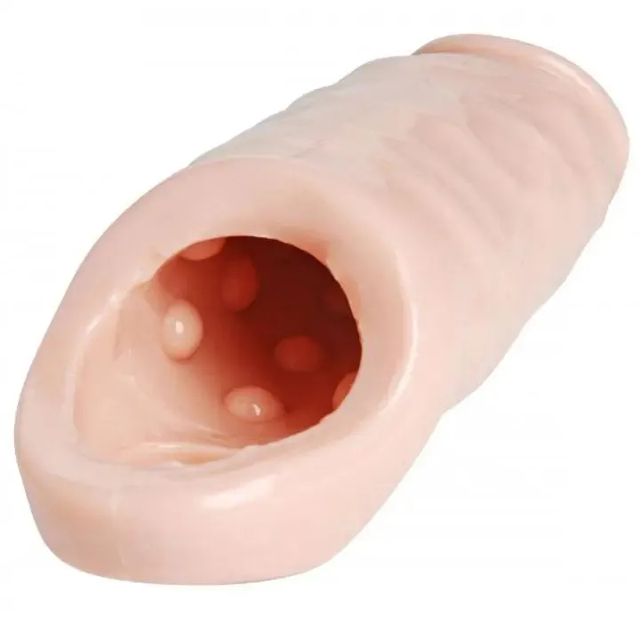 9-inch Size Matters Nude Xl Penis Enhancer Sheath for Him