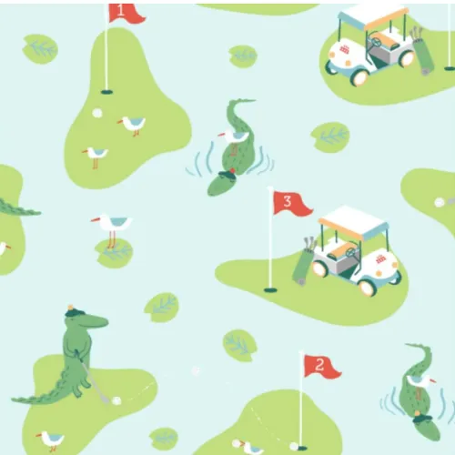 A Putt Above Modal Convertible Coverall