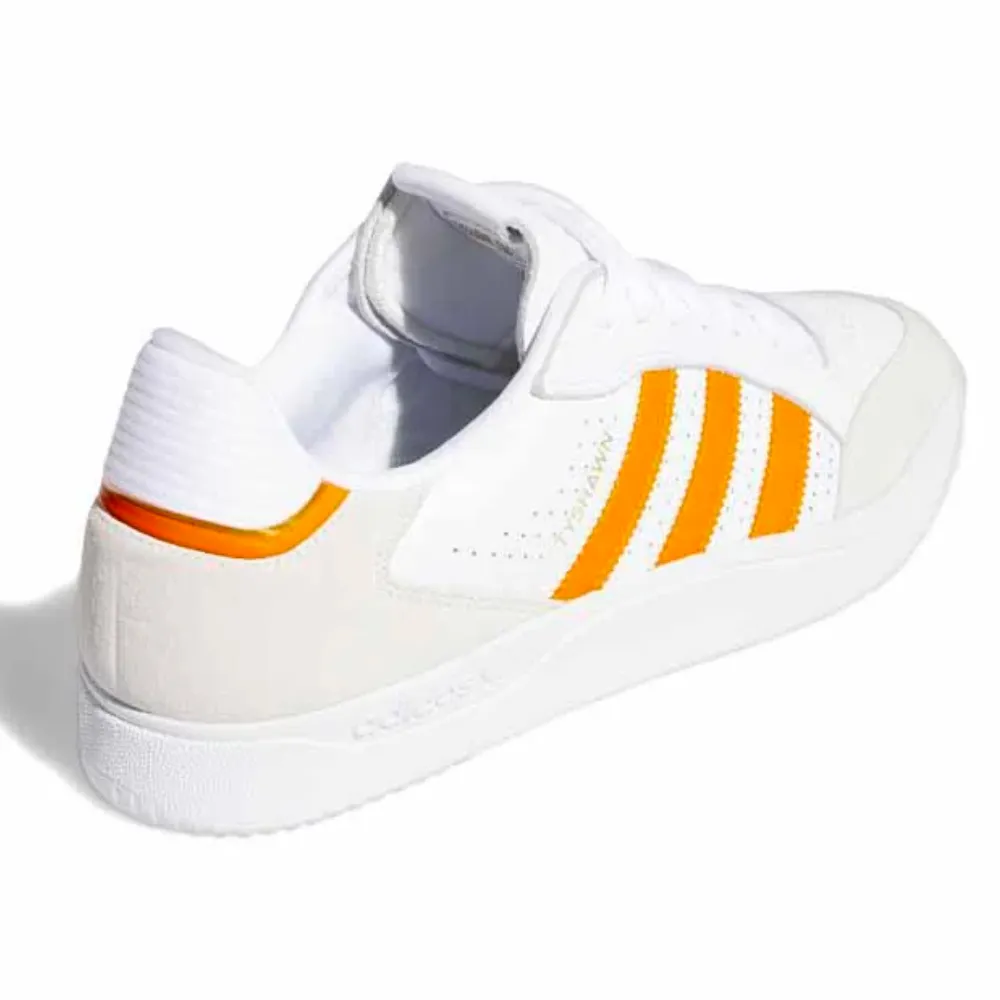 Adidas Skateboarding Tyshawn Low Skate Shoes | Feather White, Crystal White & Gold Metallic