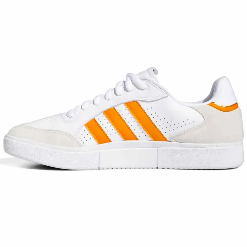 Adidas Skateboarding Tyshawn Low Skate Shoes | Feather White, Crystal White & Gold Metallic