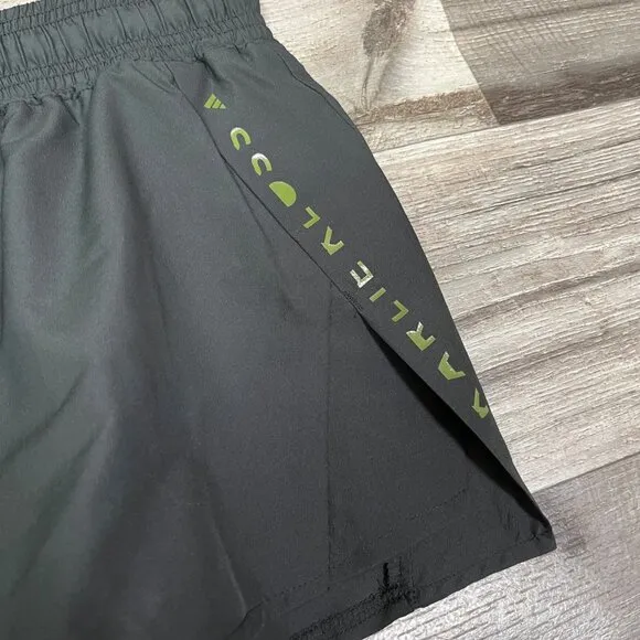 Adidas x Karlie Kloss Athletic Mid Rise Loose Running Shorts Black NWT Size S