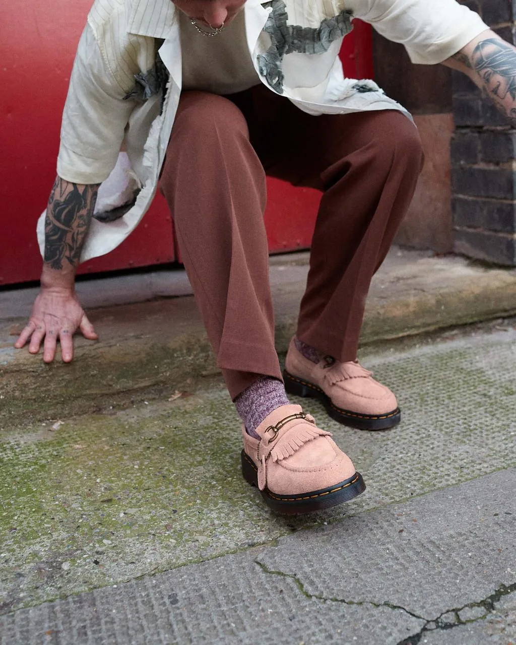 Adrian Snaffle Loafer - Peach Beige Desert Oasis