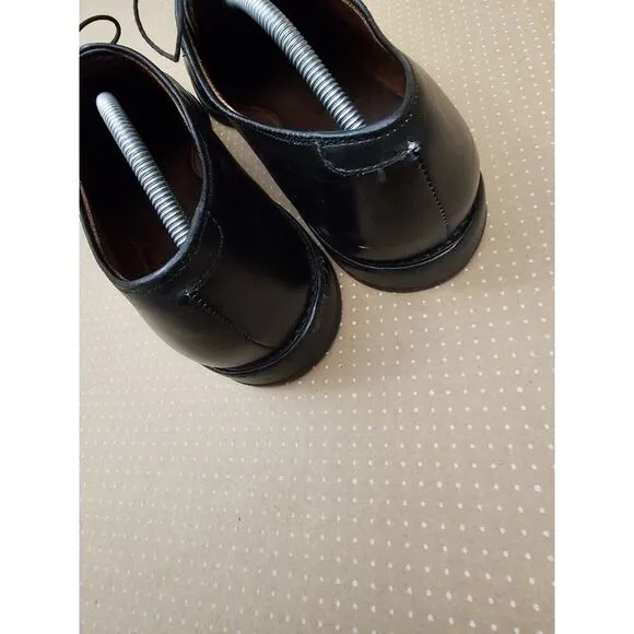 Allen Edmonds Delray Black Leather Split-toe Oxfords. Men's 11.5 D