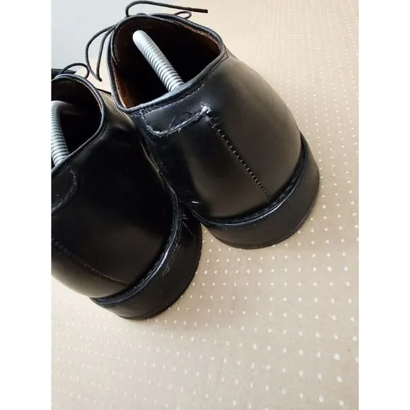 Allen Edmonds Delray Black Leather Split-toe Oxfords. Men's 11.5 D