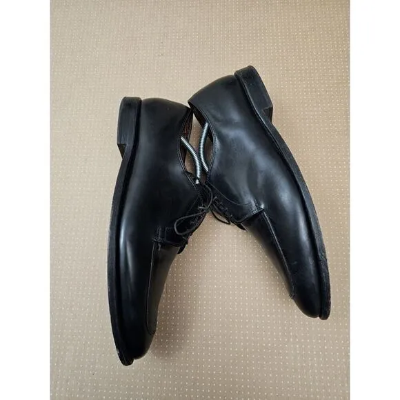 Allen Edmonds Delray Black Leather Split-toe Oxfords. Men's 11.5 D
