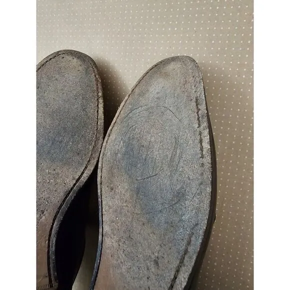 Allen Edmonds Delray Black Leather Split-toe Oxfords. Men's 11.5 D