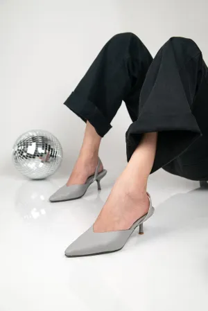 Amara Covered Slingback Heels