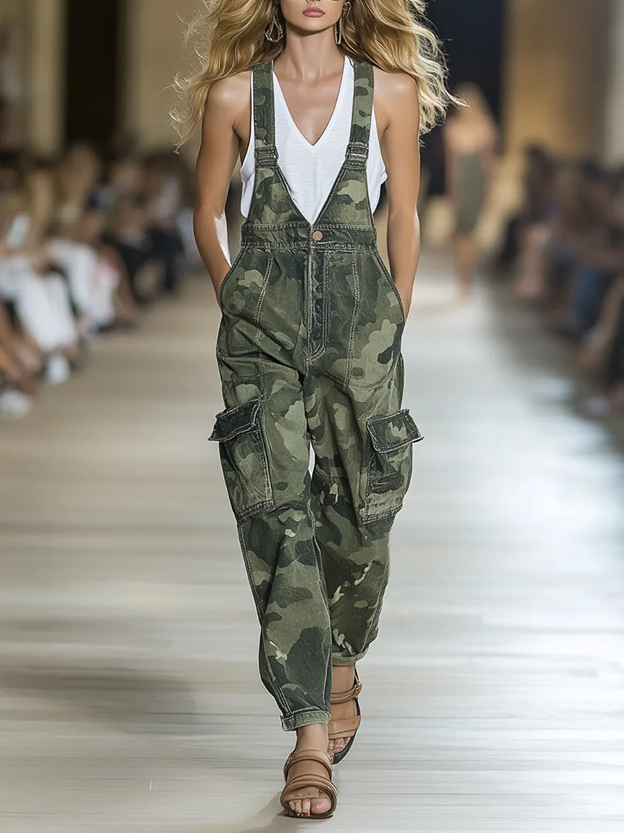 Ammillie™ | Wide-Leg Denim Jumpsuit