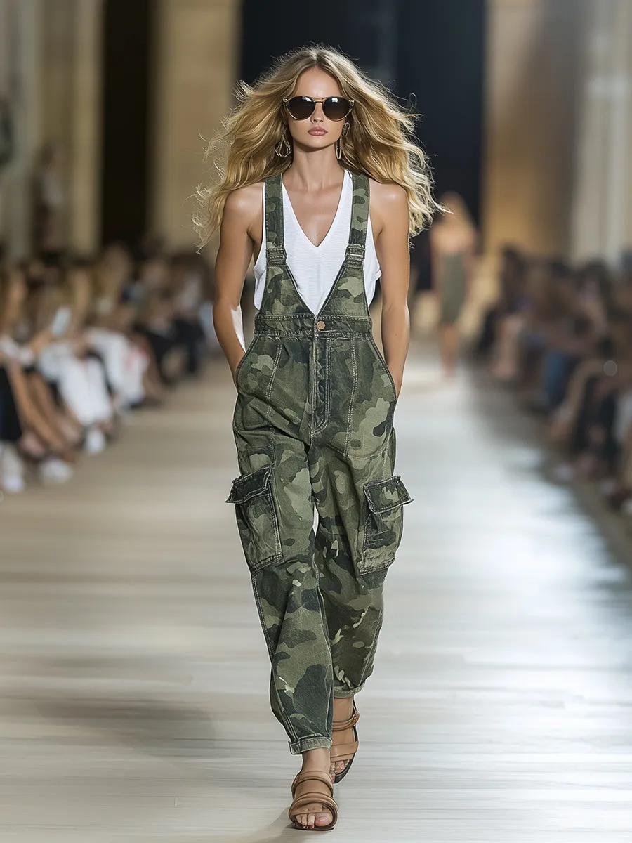 Ammillie™ | Wide-Leg Denim Jumpsuit