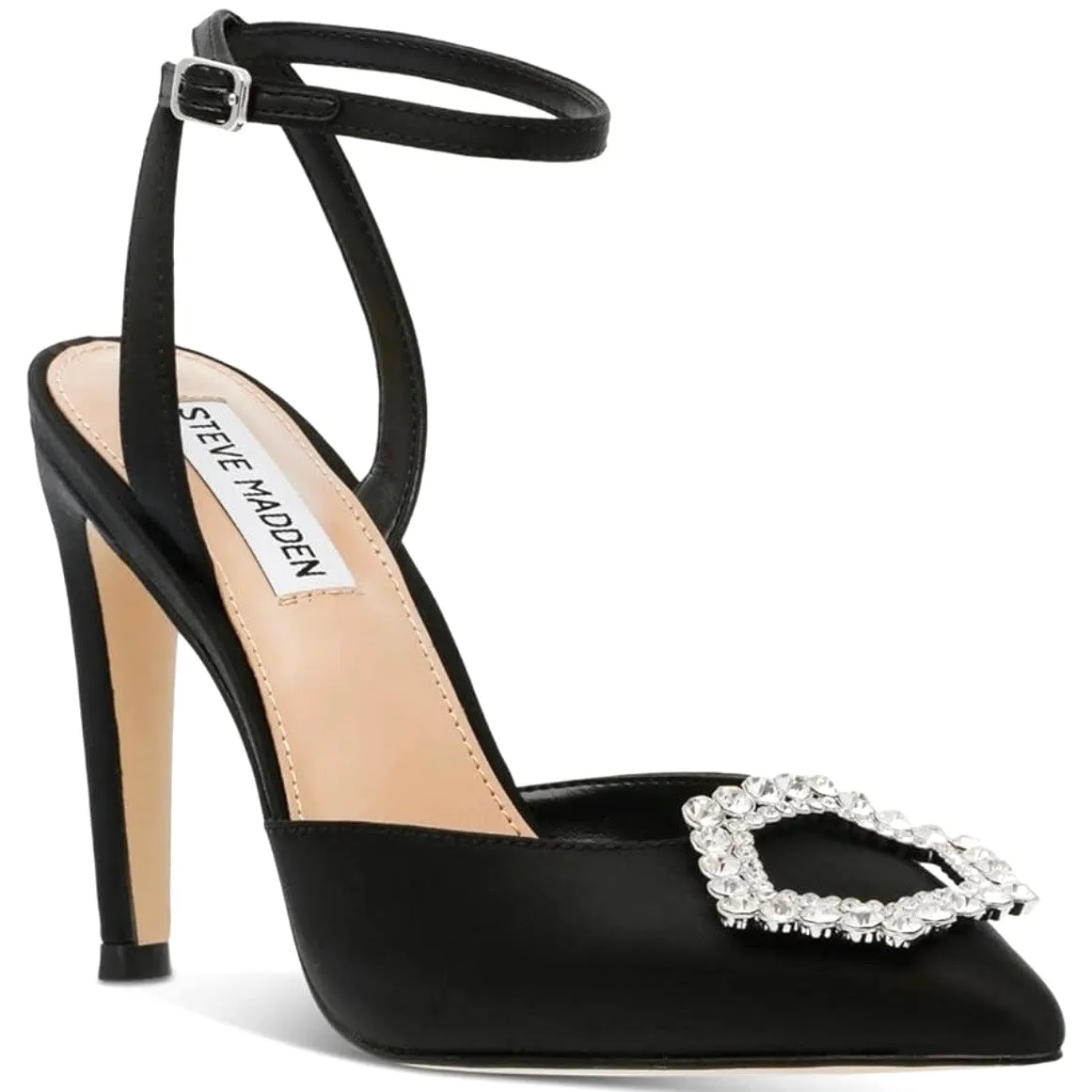 AMORY Women's Embellished Pointed Toe Heel Pumps