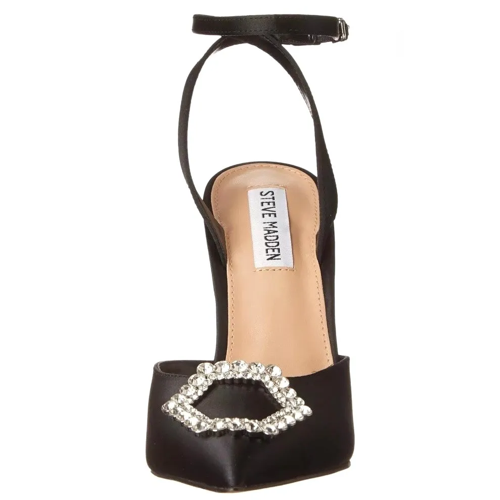 AMORY Women's Embellished Pointed Toe Heel Pumps