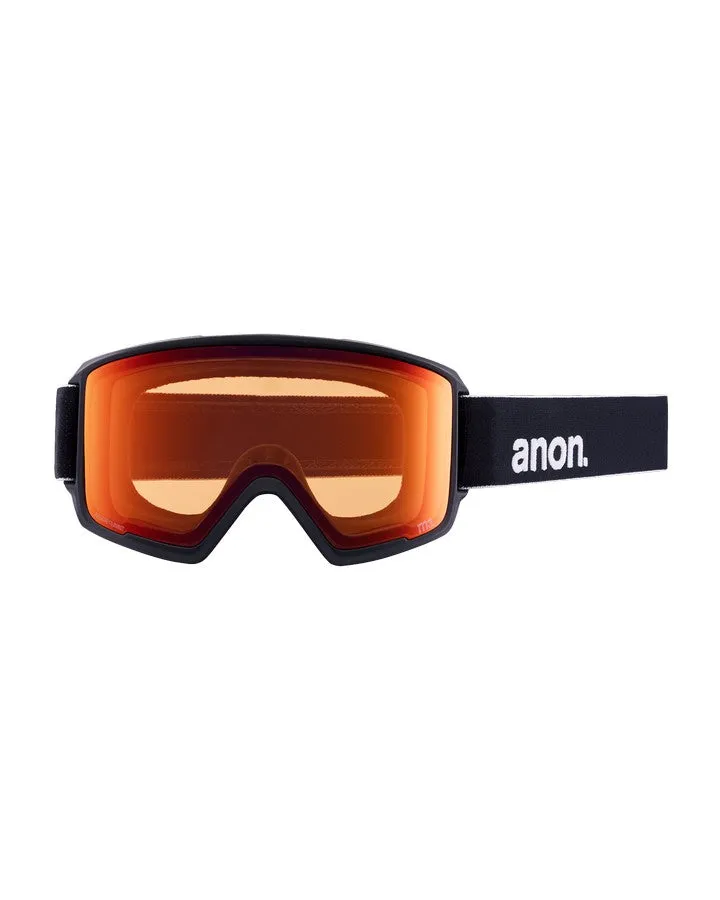 Anon M3 Snow Goggles   Bonus Lens   Mfi® Face Mask - Black/Perceive Sunny Red Lens