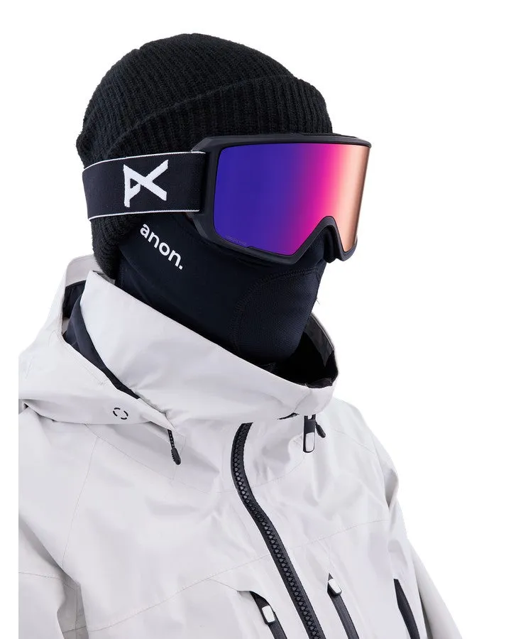Anon M3 Snow Goggles   Bonus Lens   Mfi® Face Mask - Black/Perceive Sunny Red Lens