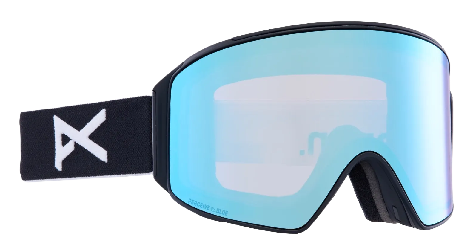 ANON M4 Cylindrical goggles - Black w/ Variable Blue