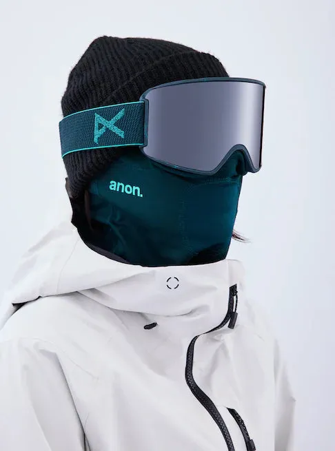 Anon WM3 Goggles MFI Face Mask & Spare Lens Womens 2023 Peacock / Perceive Sun Onyx Lens