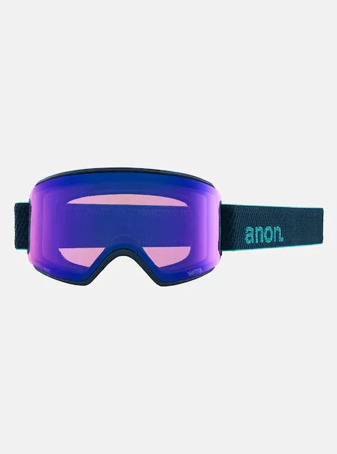 Anon WM3 Goggles MFI Face Mask & Spare Lens Womens 2023 Peacock / Perceive Sun Onyx Lens