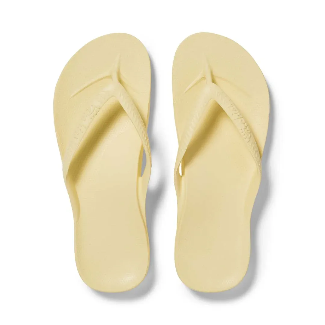 Archies: Arch Support Thongs - Lemon