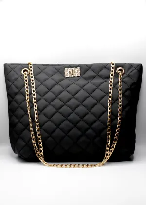 Aura -Glamour OnTheGo -Cushioned Bag- Black