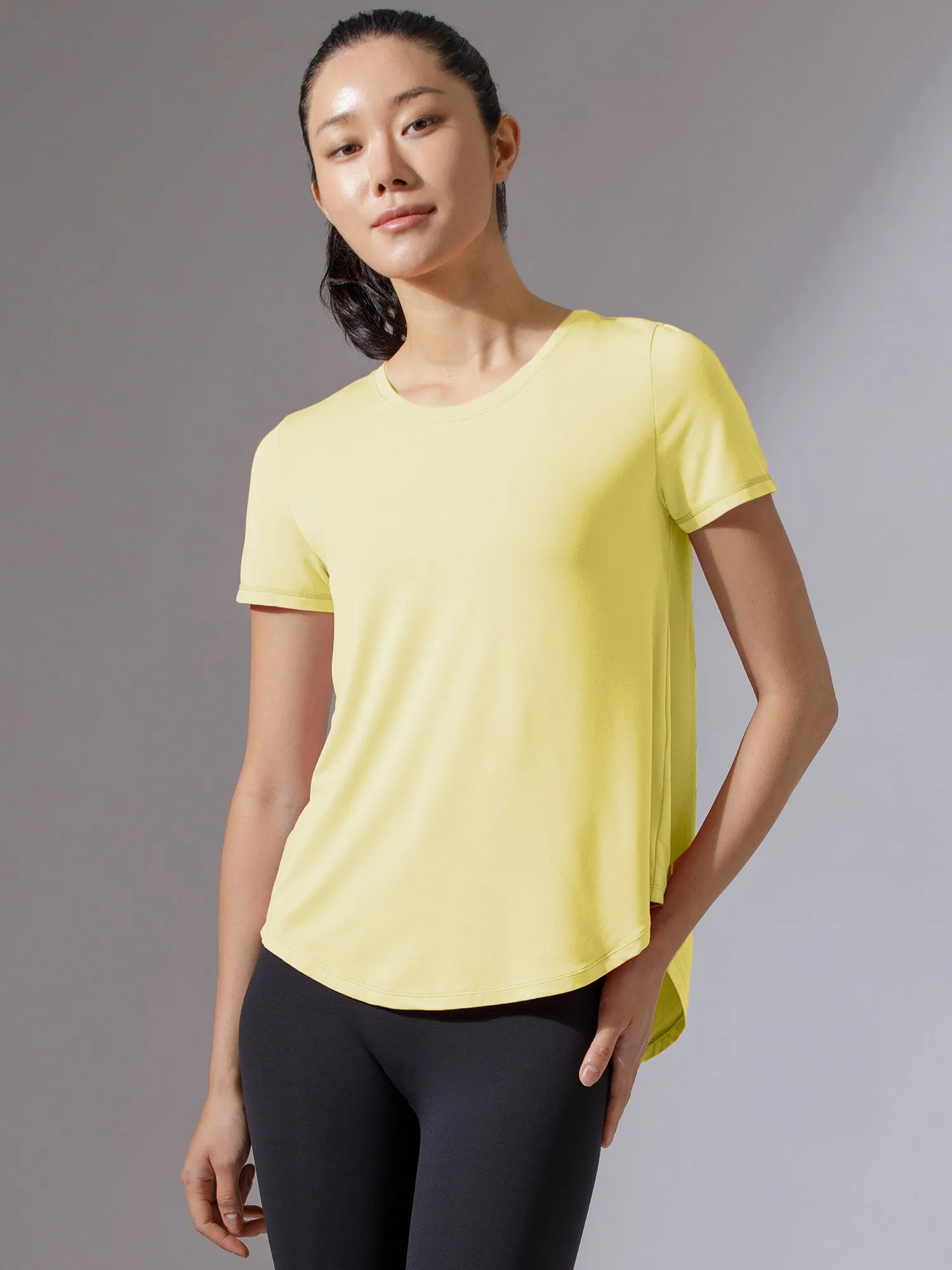 BACK TIE EVERYDAY SHORT SLEEVE TEE
