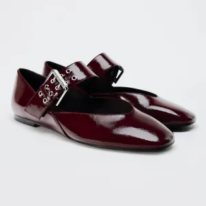 Ballet Slipper Flat Heel Round Toe Pumps Women