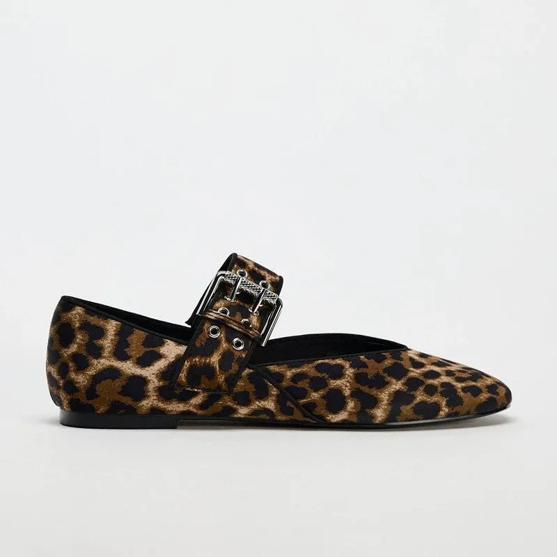 Ballet Slipper Flat Heel Round Toe Pumps Women