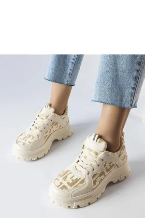 Beige massive sneakers
