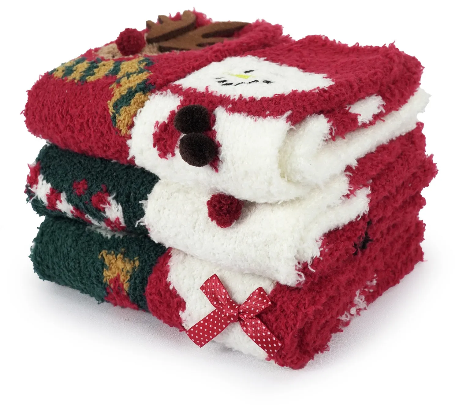 BenSorts Womens Fuzzy Socks Thick Warm House Slipper Socks Stocking Stuffers Gifts