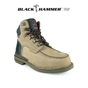 Black Hammer Men Mid Cut with Shoelace Safety Shoe BH2610