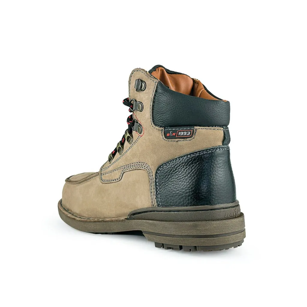 Black Hammer Men Mid Cut with Shoelace Safety Shoe BH2610