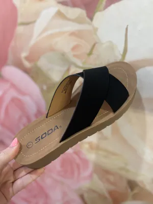 Black Lucy Wedge Platform