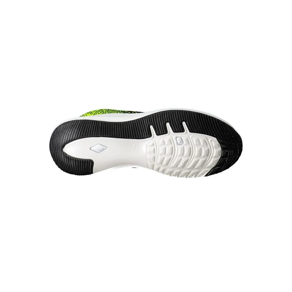 Black Polyester Men Sneaker
