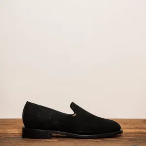 Black Suede Loafer