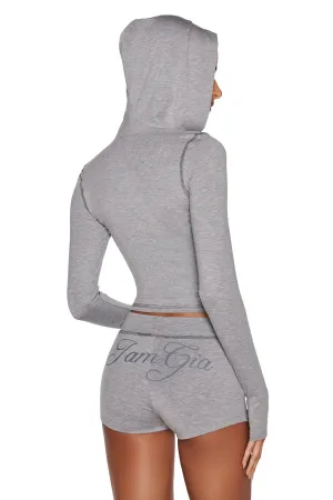 BLARE SHORT - GREY : HEATHER GREY
