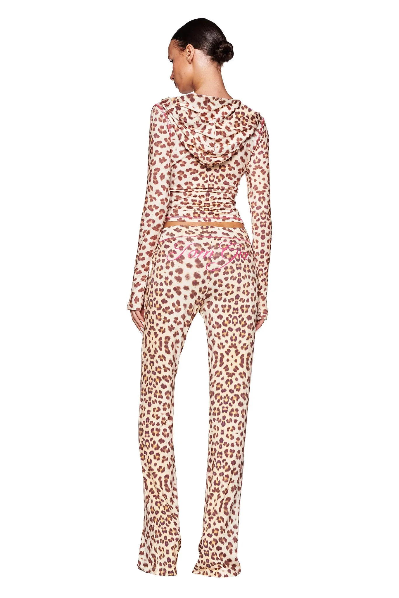 BLARE TRACKPANT - NEUTRAL : LEOPARD : WILD CARD