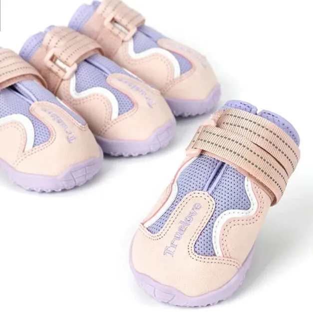Breathable Dog Shoes with TPR Sole
