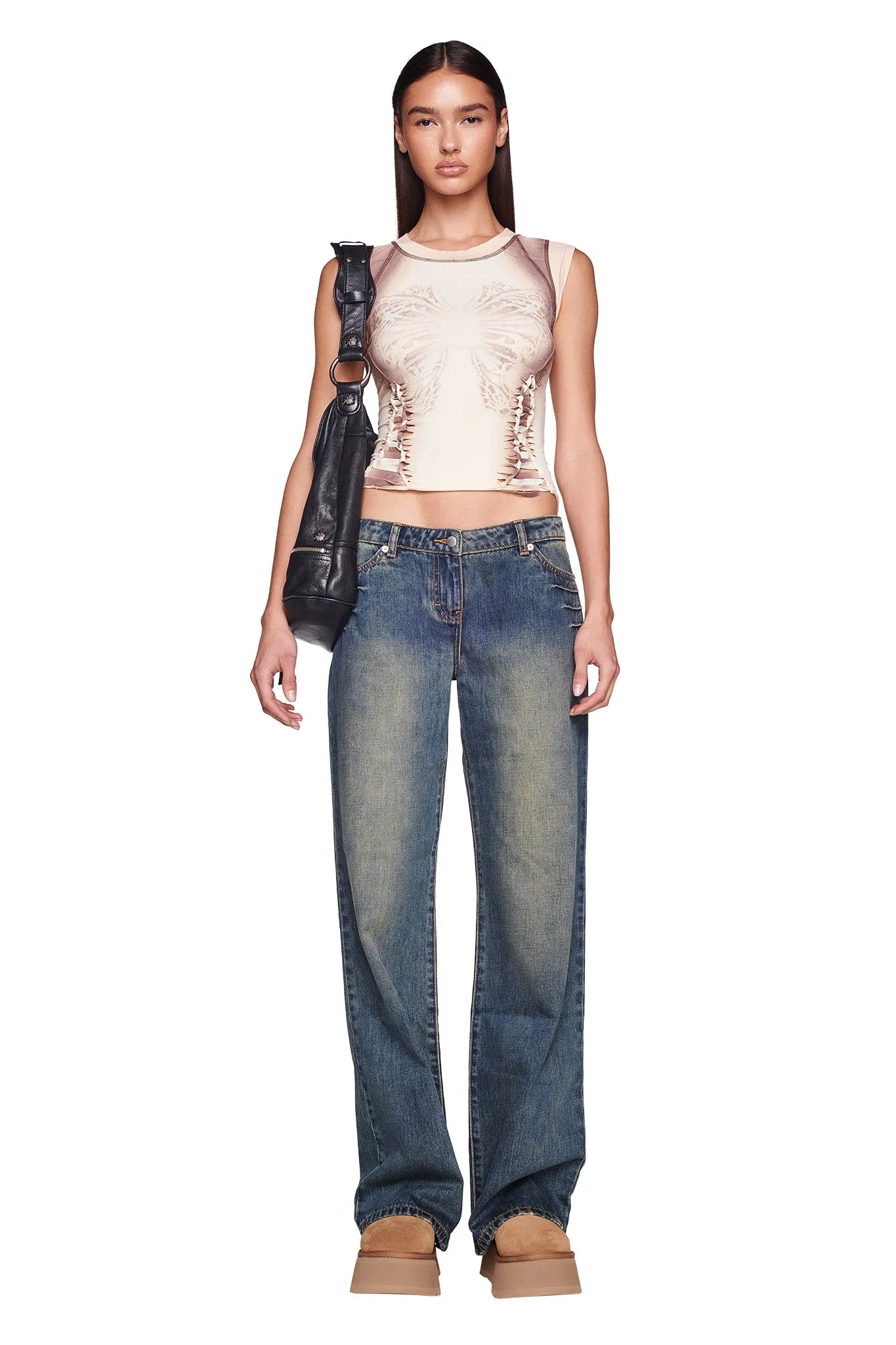 BRIAR TOP - BROWN