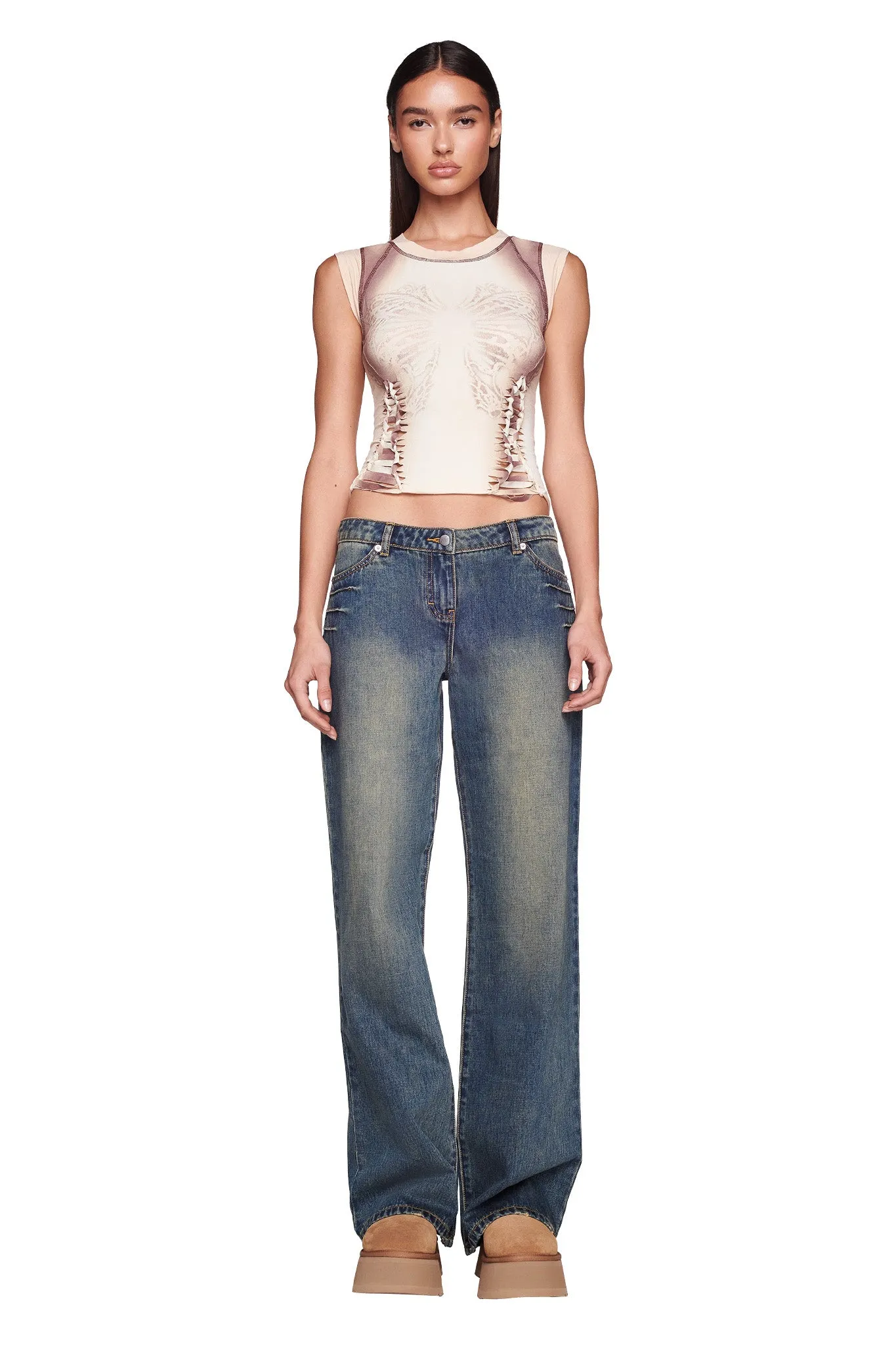 BRIAR TOP - BROWN