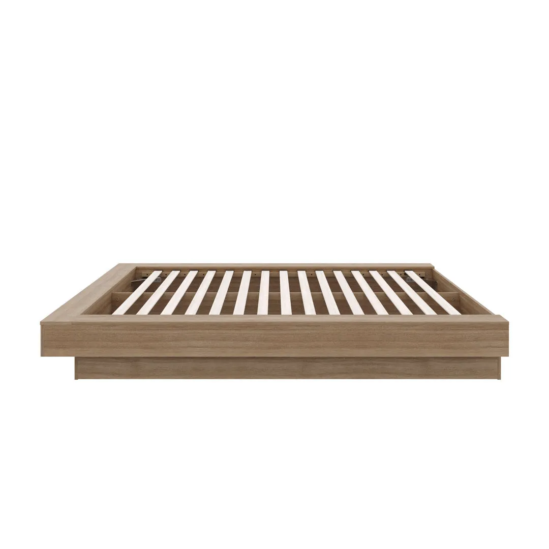 Brix Platform Bed Wade Logan® Color: Brown