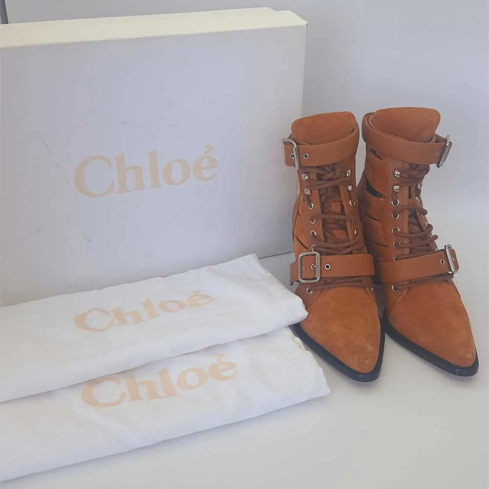 Brown Rylee Cut Out Boots