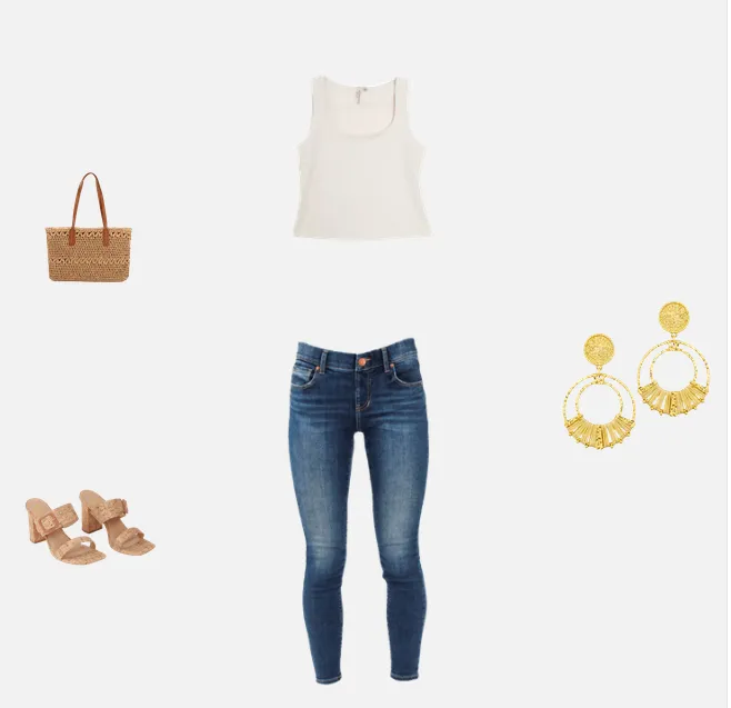 Buckle Two Strap Heeled Sandal