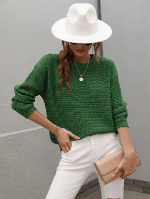 Caught Knit Top - Green