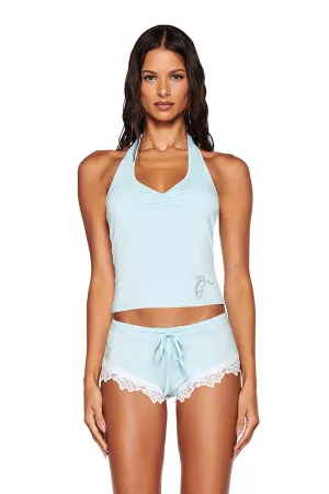 CELESTE TOP - BLUE : BABY BLUE