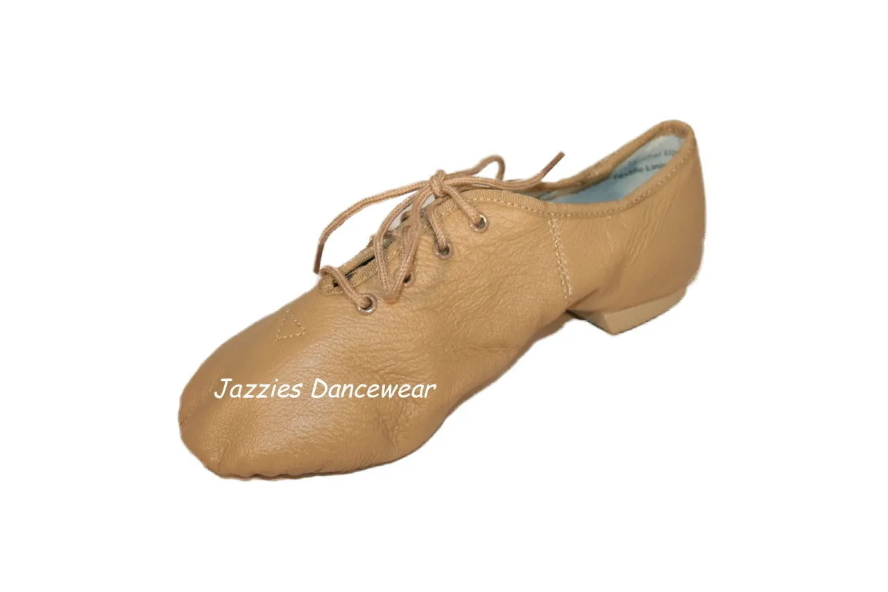 Child Split Sole Lace Up Jazz Shoes